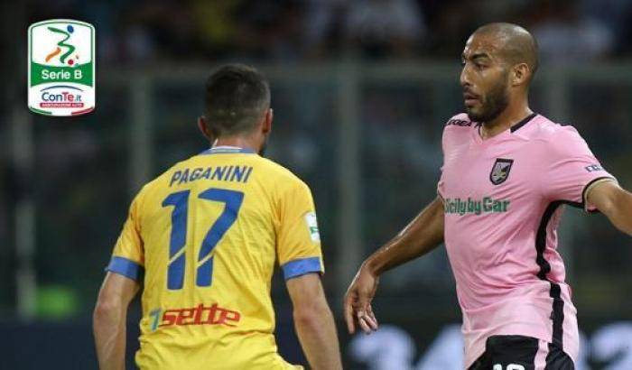 L'invenzione di Ciano non basta: il Palermo vince 2 - 1 col Frosinone