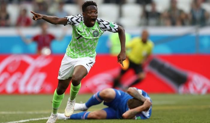 La Nigeria vince e dà speranza all'Argentina: 2-0 all'Islanda