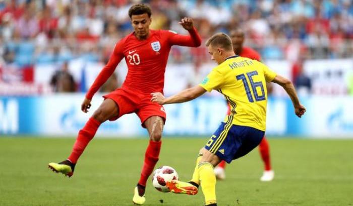 L'Inghilterra interrompe il cammino della Svezia e vola in semifinale