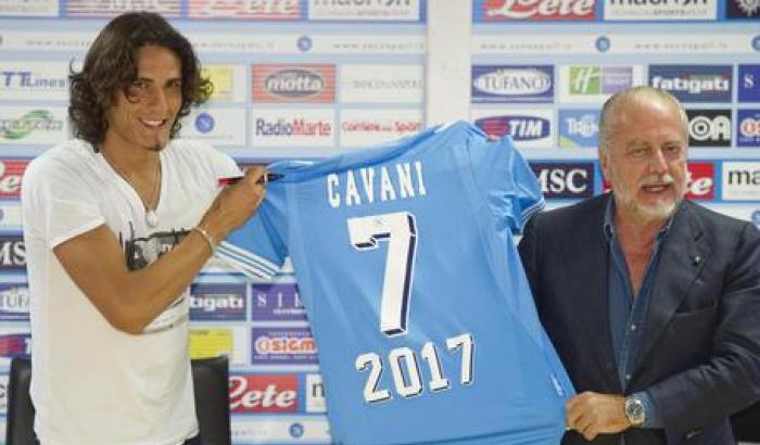 De Laurentiis: "Cavani al Napoli? Abbiamo già Milik che fa gol"
