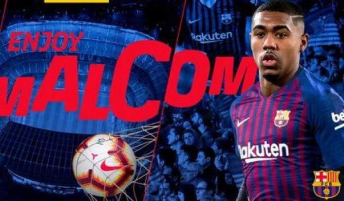 La Roma è ufficialmente beffata: il Barça annuncia Malcolm