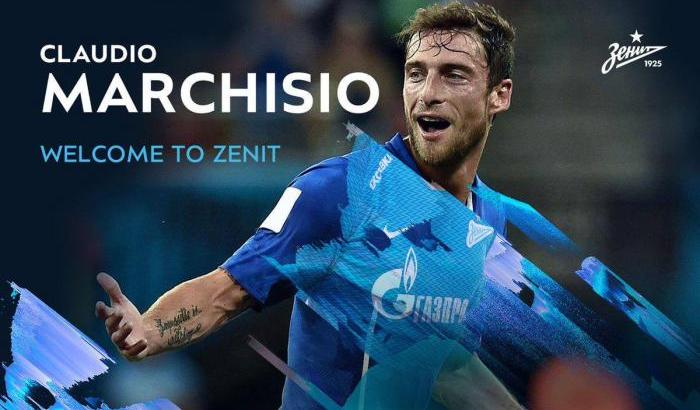 Claudio Marchisio riparte dalla Russia: biennale con lo Zenit San Pietroburgo