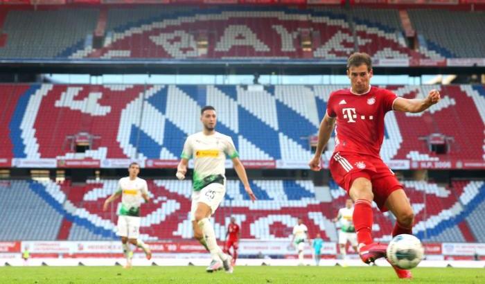 Bundesliga, il Bayern a un passo dal titolo: 2-1 al Moenchengladbach
