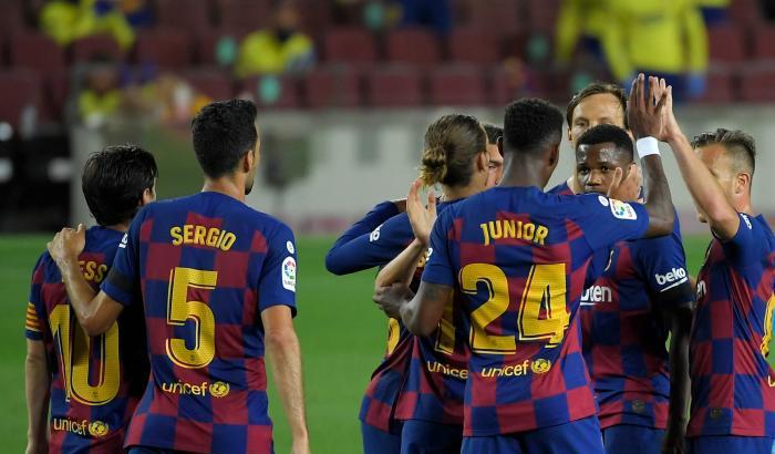 Liga, il Barcellona fatica ma vince: Fati e Messi regolano il Léganes
