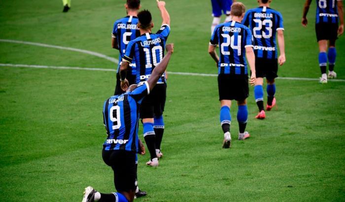 Inter-Sampdoria termina 2-1. A segno Lukaku, Martinez e Thorsby