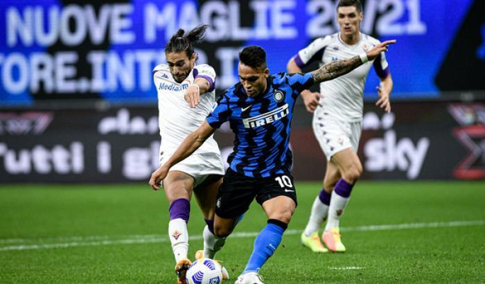 Inter-Fiorentina 4-3, Viola rimontata nel finale