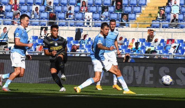 La Lazio impatta contro l'Inter, è 1-1 all'Olimpico