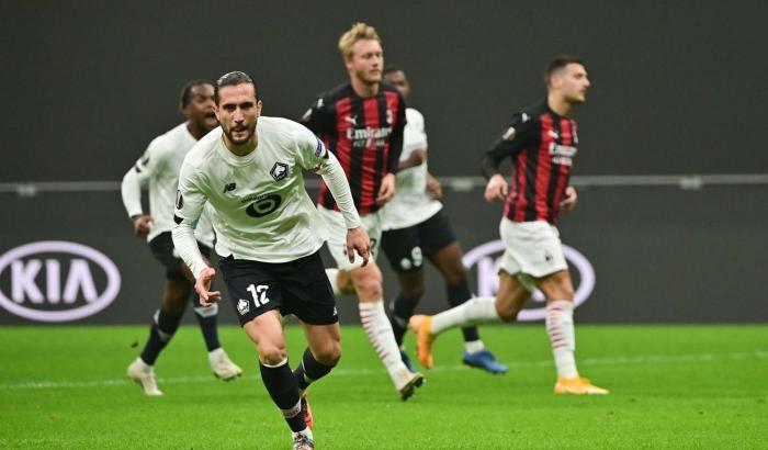 Milan-Lille 0-3, un super Yazici regala i tre punti al Lille