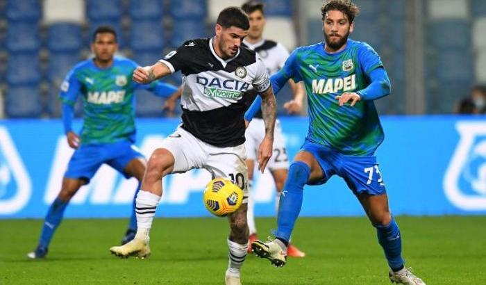 Sassuolo-Udinese finisce con un noioso 0-0