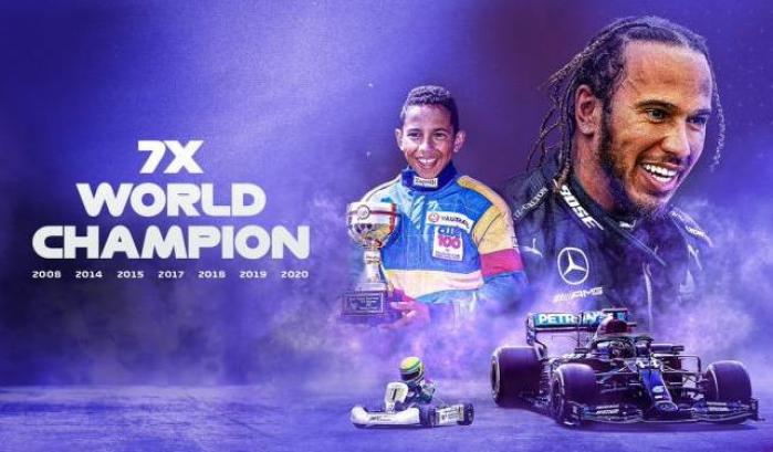 Gp Turchia: Hamilton 7 volte campione del mondo. Vettel sul terzo gradino del podio