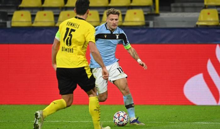 Borussia Dortmund-Lazio 1-1: Immobile fa volare le Aquile, qualificazione vicina