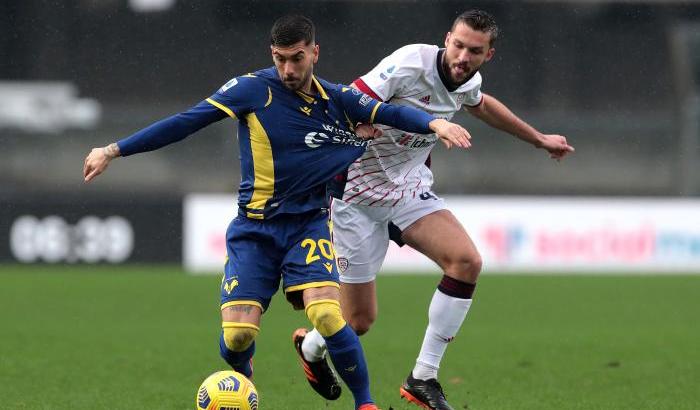 Hellas Verona e Cagliari non si fanno male: al Bentegodi finisce 1-1