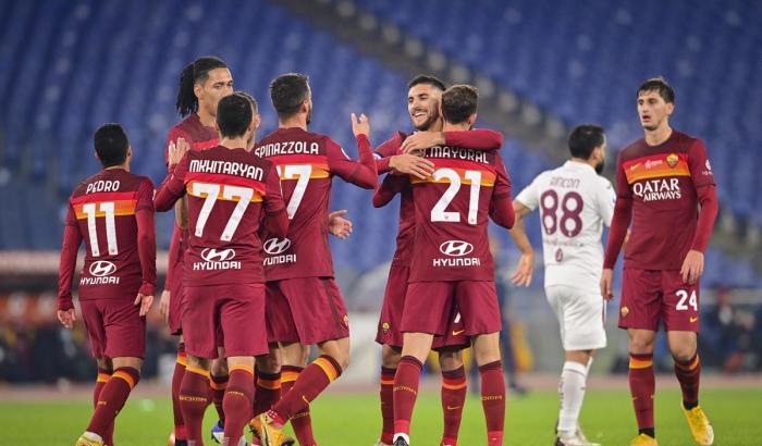 Roma-Torino 3-1: i giallorossi vincono e agganciano la Juve in classifica