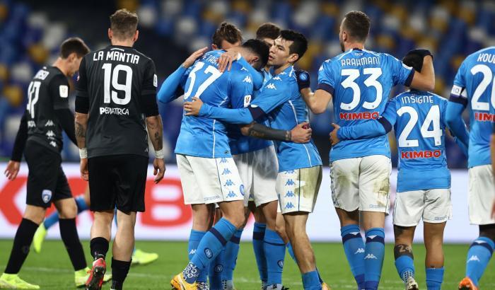 Il Napoli passa, ma che fatica: Empoli battuto 3-2 al Maradona