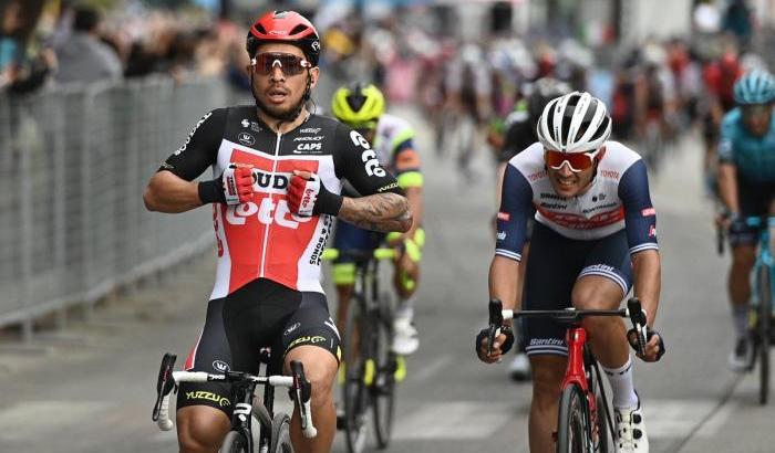 Caleb Ewan vince la settima tappa del Giro d'Italia, Valter si conferma la maglia rosa