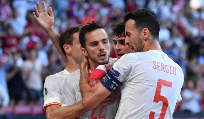 La Spagna conquista i quarti dopo i supplementari contro una rediviva Croazia: dopo 120' finisce 5-3