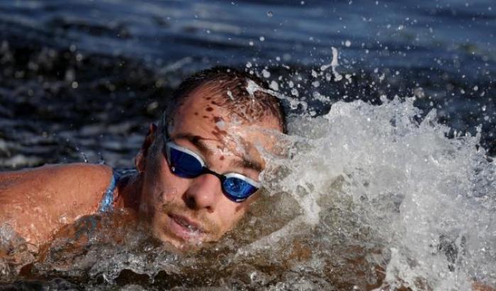 Uno straordinario Paltrinieri è medaglia di bronzo nella 10 chilometri in acque libere