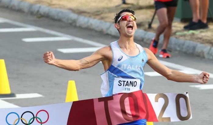 Splendida medaglia d'oro per Massimo Stano nella 20 chilometri di marcia
