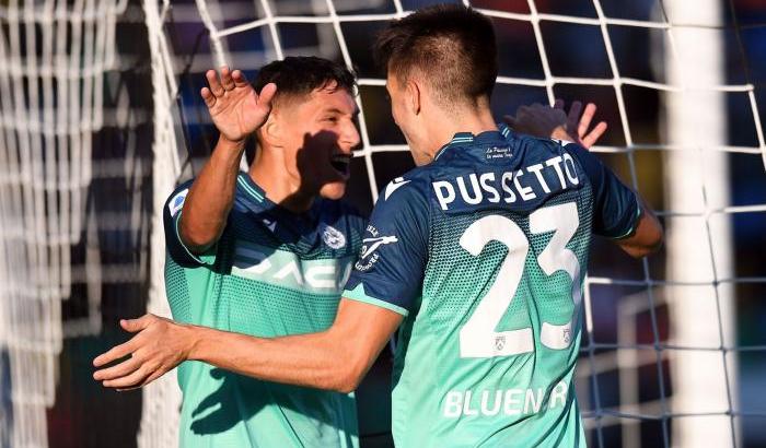 L'Udinese parla spagnolo: a segno gli argentini Pussetto e Molina e ancora Deulofeu contro il Venezia