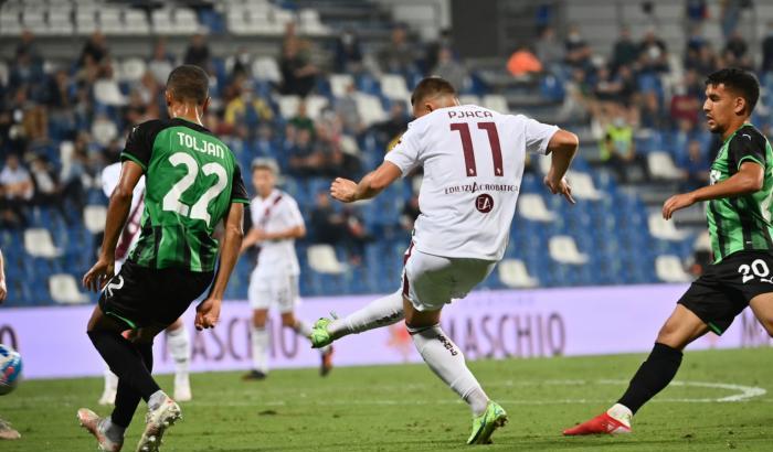 Ritornata in campo la Serie A: goal di Pjaca e il Toro di Juric comincia a ingranare, Sassuolo sconfitto nel finale