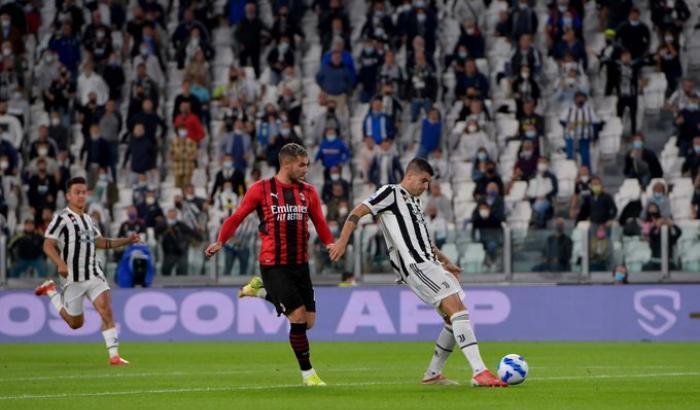Juventus-Milan 1-1: al gol di Morata replica la rete di Rebic. Bianconeri ancora senza vittorie