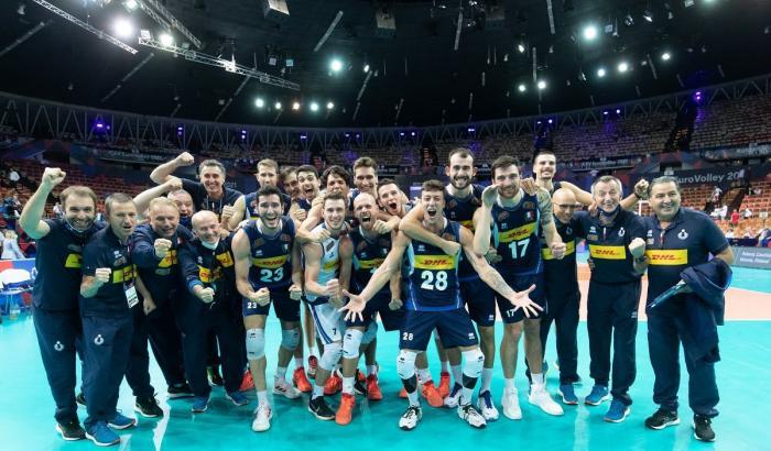 L'Italia della pallavolo maschile è campione d'Europa: battuta la Slovenia al tie break