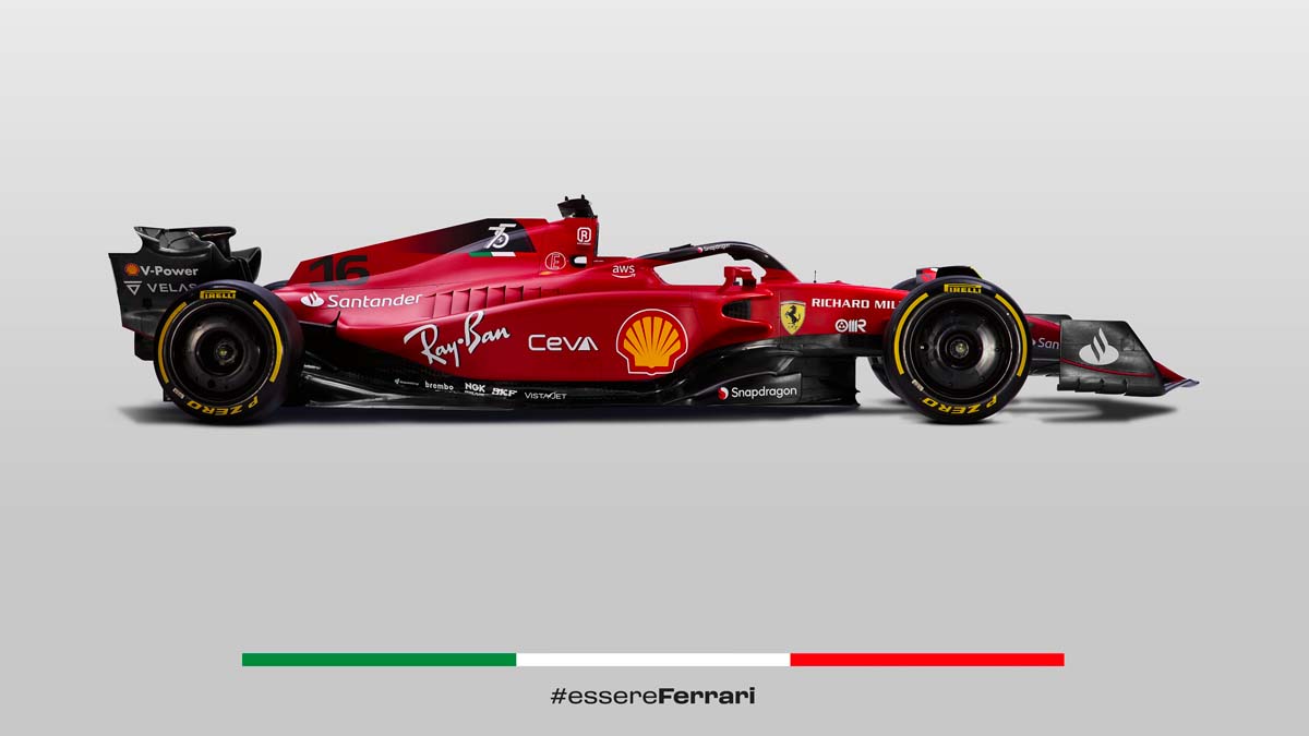 La Ferrari svela la F1-75, Leclerc entusiasta: "La amerò in pista"